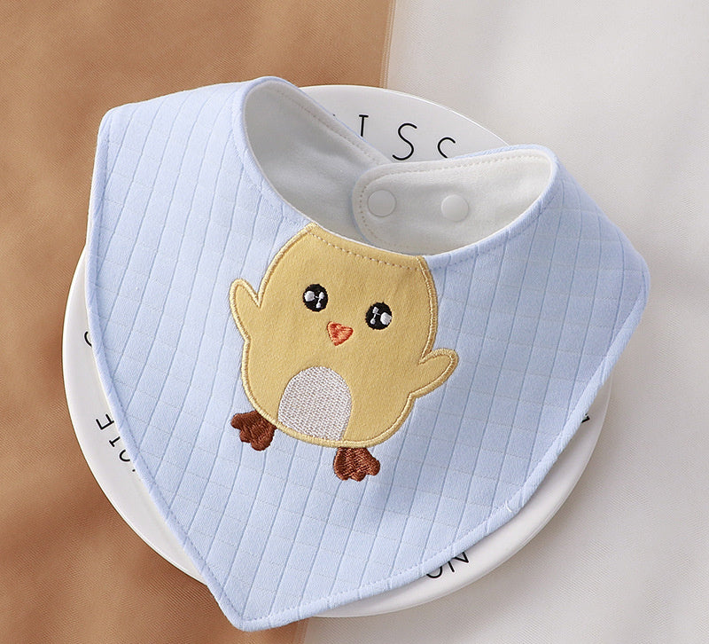 Newborn Baby Cotton Soft Bib Cartoon Pattern