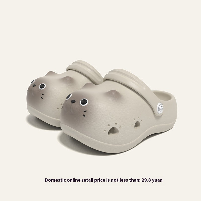 Children's Closed Toe Home Outdoor Slippers