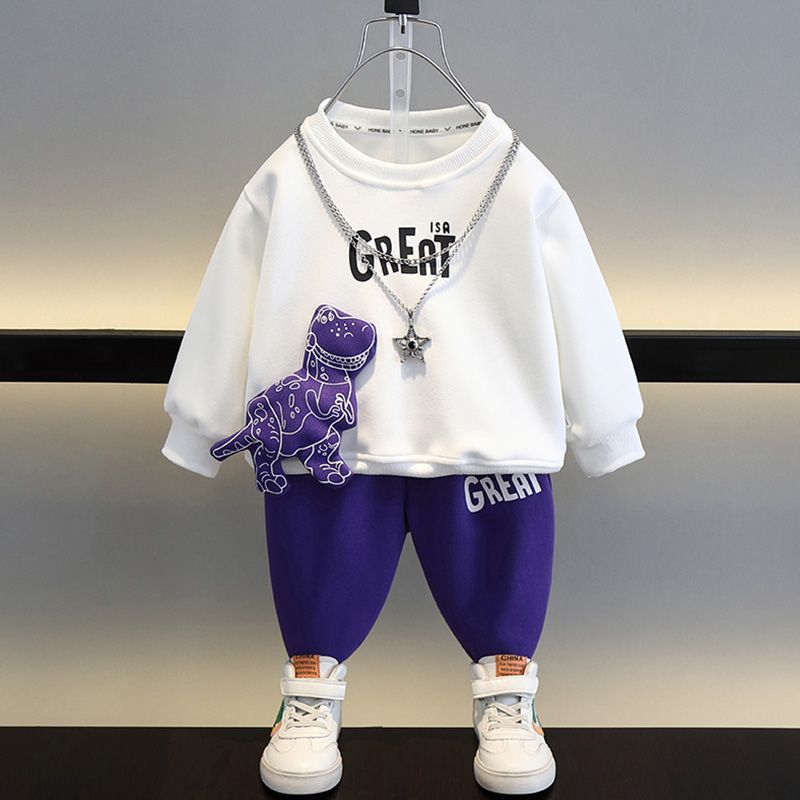 Ensemble de pulls pour garçons, vêtements à la mode pour enfants, style coréen